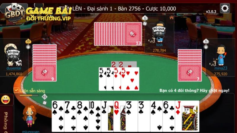 Game bài Tiến Lên Online hot nhất hiện nay