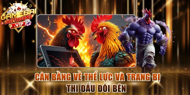 Cân bằng về thể lực và trang bị thi đấu đôi bên 
