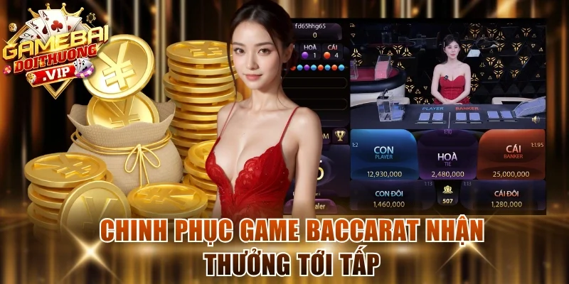 Chinh phục game Baccarat nhận thưởng tới tấp