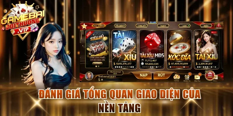 Đánh giá tổng quan giao diện của nền tảng