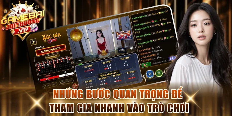 Những bước quan trọng để tham gia nhanh vào trò chơi