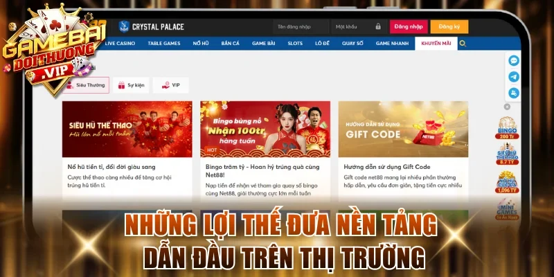 Những lợi thế đưa nền tảng dẫn đầu trên thị trường